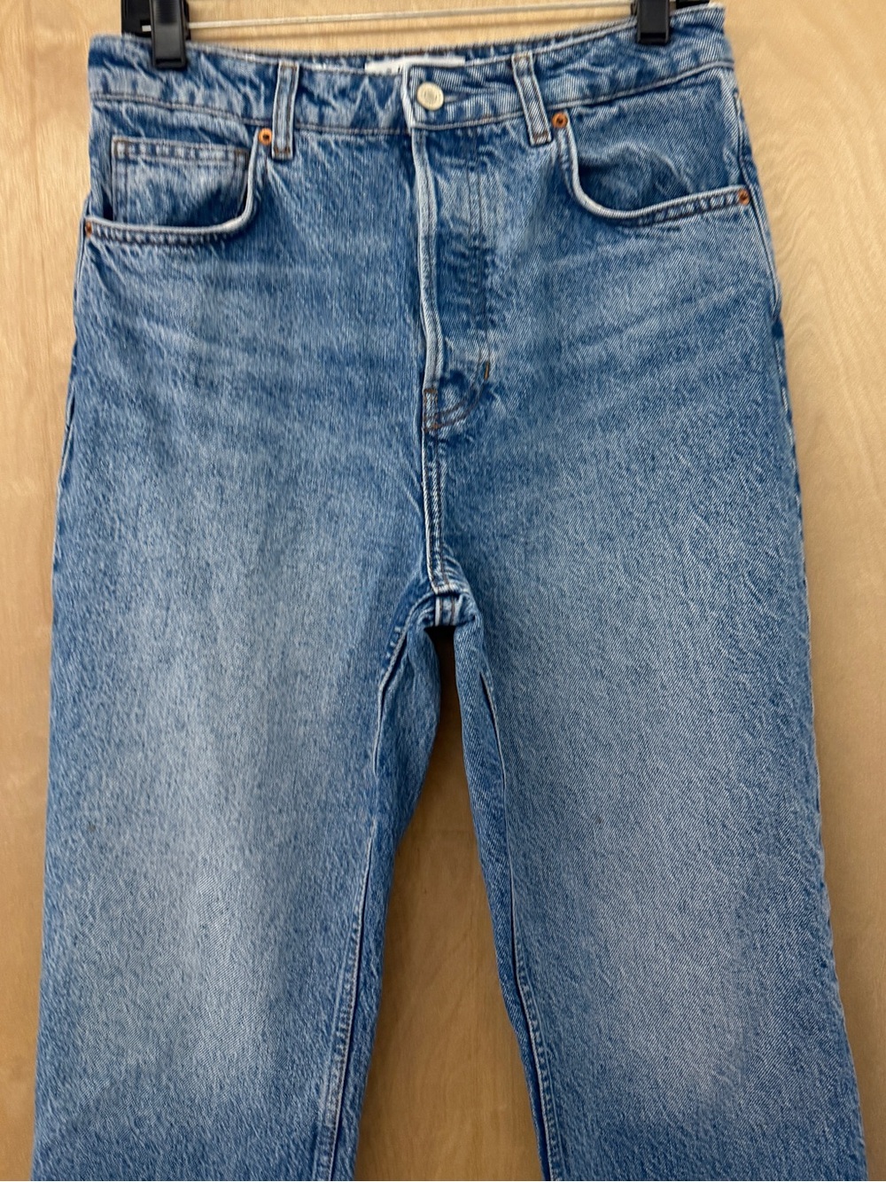 Reformation Cynthia High Rise Straight Jeans in Colorado: 29 - Picture 11 of 16